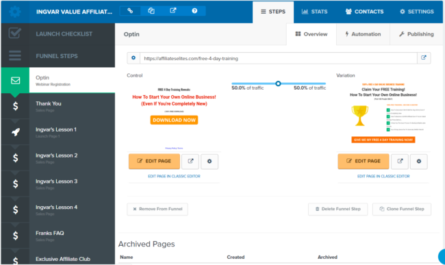 Affiliate Marketing Tutorial | Ingvar's Value Affiliate Funnel