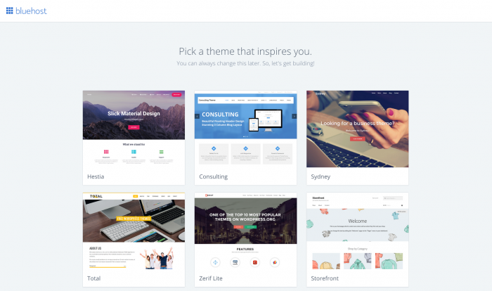 Pick a WordPress theme that inspires you!