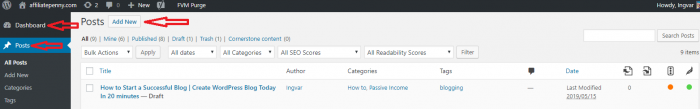 How You Start a Successful Blog? Add a New WordPress Post
