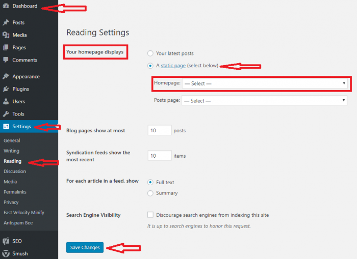 How to Add WordPress a Blog Welcome Page