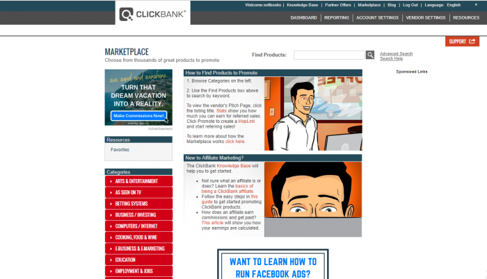 ClickBank website