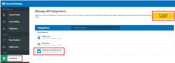 ClickFunnels integrations