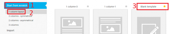 Create email from scratch for affiliate marketing funnel
