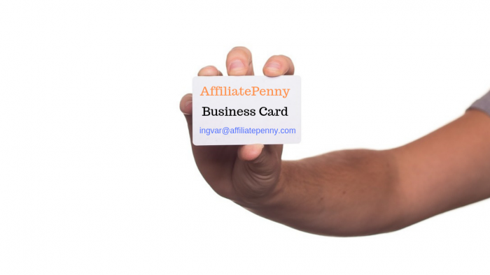 AffiliatePenny business card