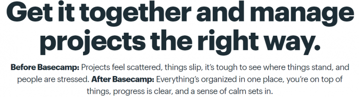 Basecamp Get it together